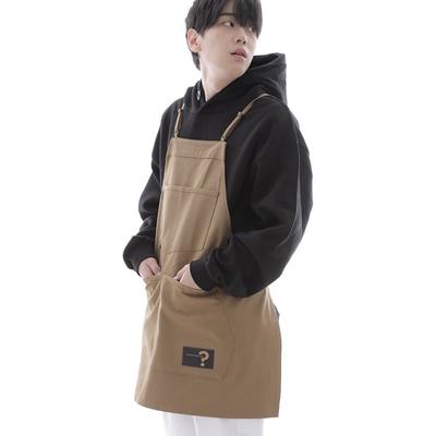 saintcrew Natural Strap Pentagon Apron NSP-1302 Camel