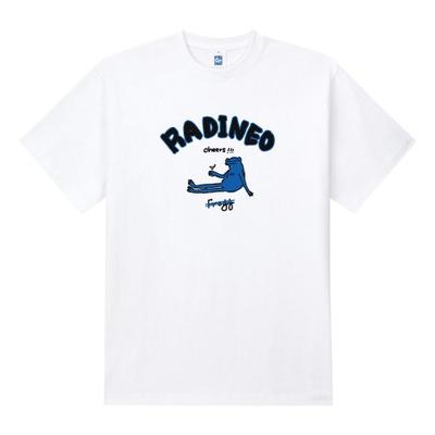 radineo Cheers short-sleeved T-shirt white