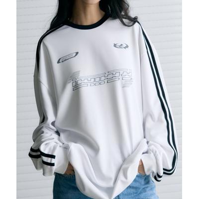 leathery Football Jersey Long Sleeve