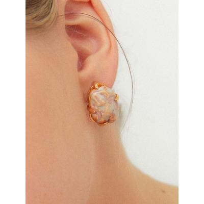 cerabonito Ceramic Daily Art Jewelry_ Gold Foil