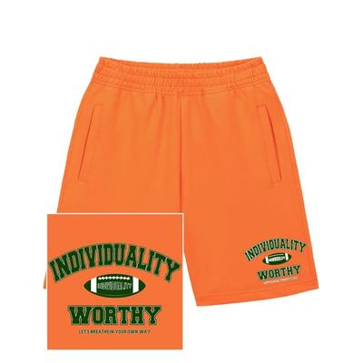 tripshion RUGBY VARSITY LOGO SWEAT HALF PANTS