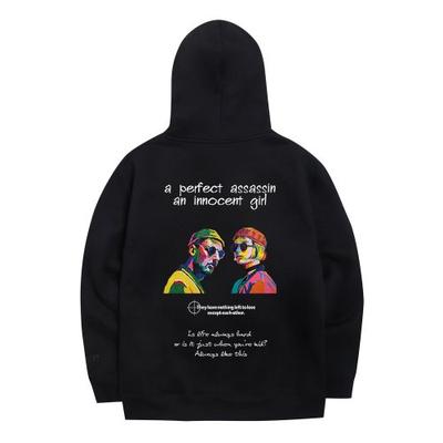 ohp x GASUJENG bAssassin and Girl Fleece Hoodie