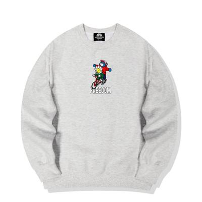 tripshion BICYCLE DUO GRAPHIC Crew Neck