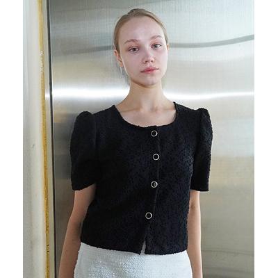 damagemnemonic Bubble Black Cardigan_ Bubble BK CD