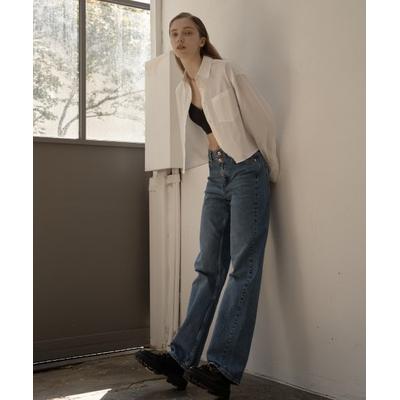 iloil basic crop shirt