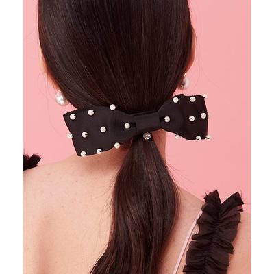 xpier Pearl handmade ribbon Hairpin
