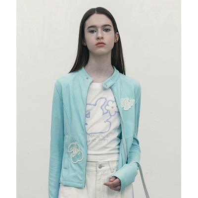 kirsh Bouquet Girl Biker Terry Jacket