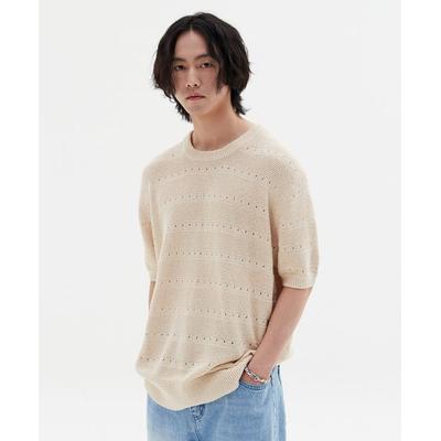 lemard Bookle Scasi Round Half Knit