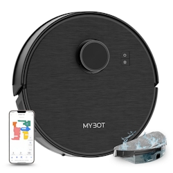MYBOT X9 – Saugroboter mit Wischfunktion – 6500 Pa Saugkraft – Ideal für Haustiere Image