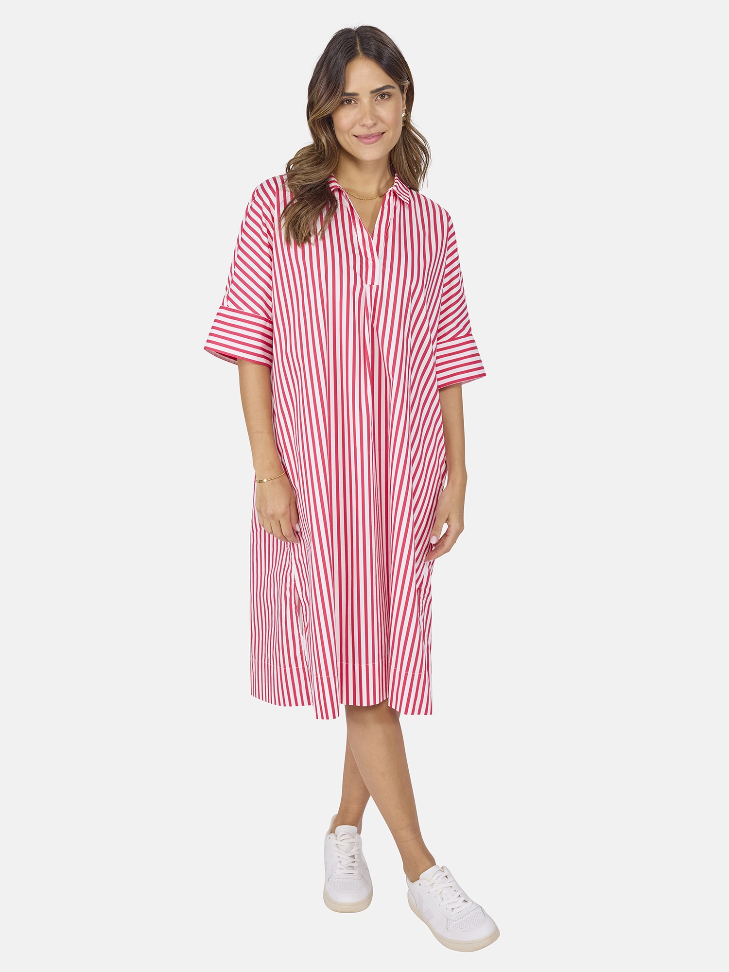 Sommerkleid LIEBLINGSSTÜCK "LIEBLINGSSTÜCK LianL", Damen, Gr. 34, EURO-Größen, 365, rot, 100% Baumwolle, Kleider