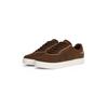 Plateausneaker TOMMY HILFIGER "CASUAL SUEDE SNEAKER", Damen, Gr. 39, braun (dunkelbraun), Veloursleder, sportlich, Schuhe, Freizeitschuh, Halbschuh, Schnürschuh mit seitlicher Logoprägung