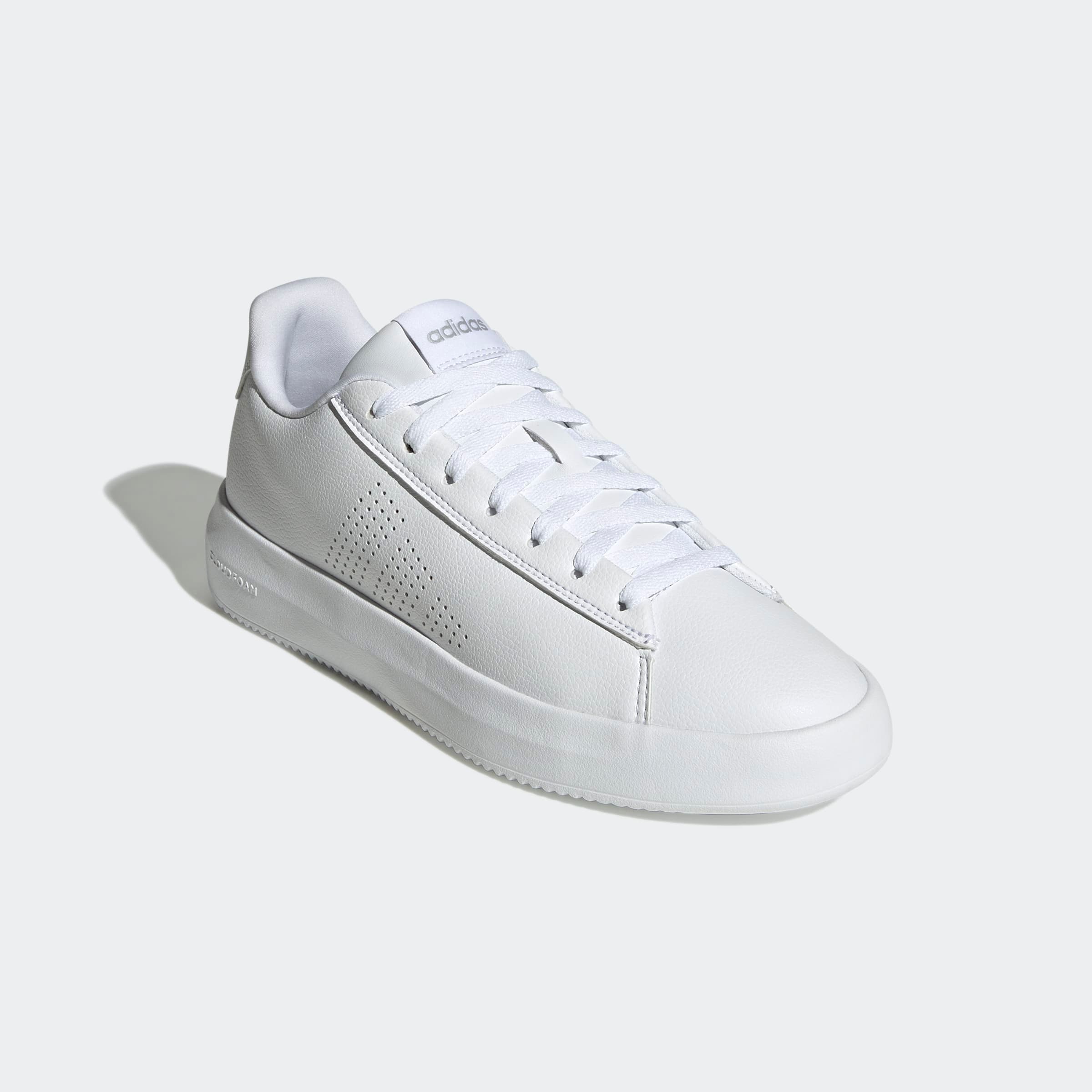 Sneaker ADIDAS SPORTSWEAR "ACESMASH BASE E", Gr. 44, weiß (cloud weiß, core schwarz, grau two), Synthetik, Textil, Sportlich, Schuhe