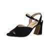 Riemchensandale PAUL GREEN "Paul Green Sandalen Leder", Damen, Gr. 39, blau (dunkelblau), Leder, casual, Schuhe
