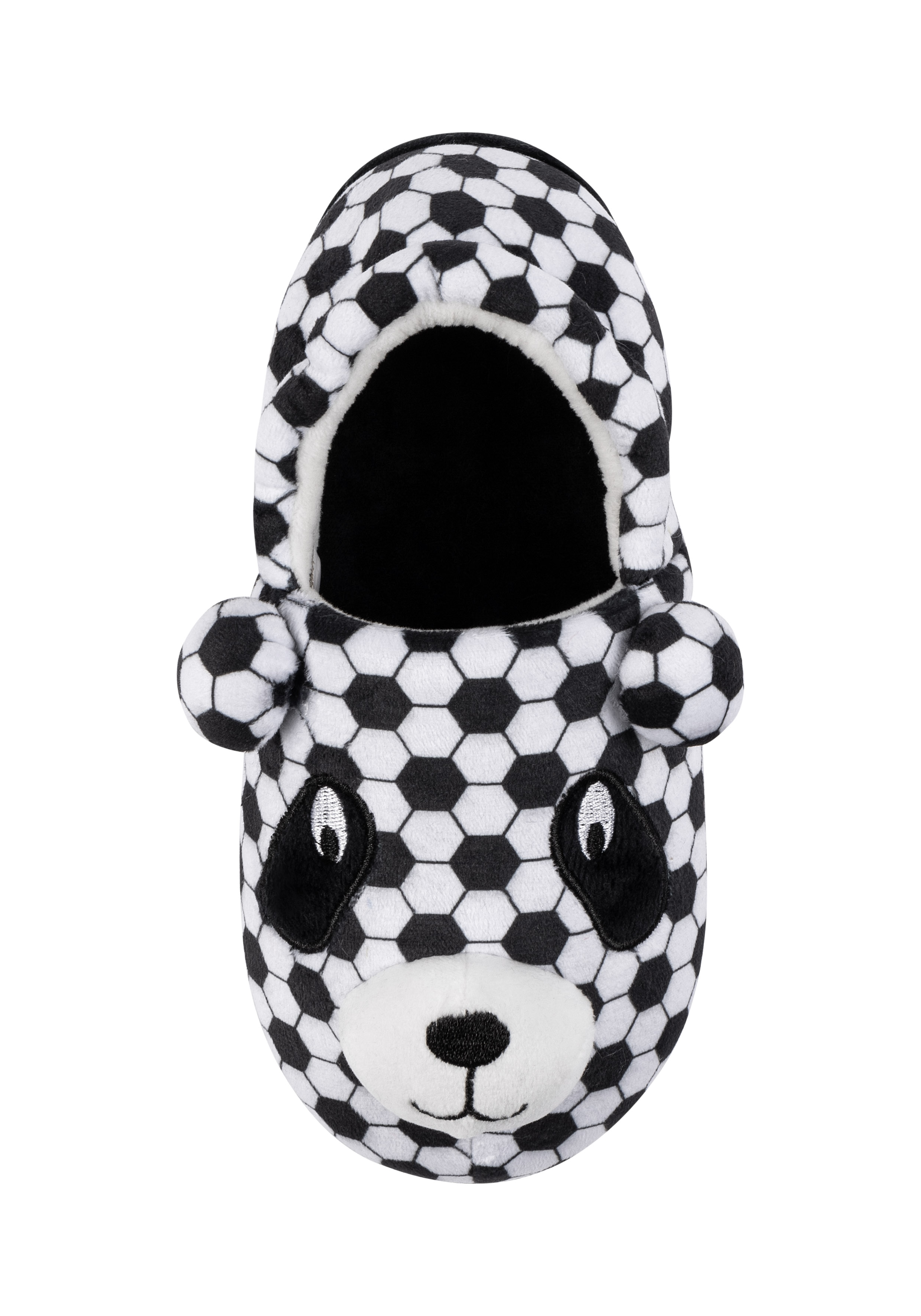 Haussocken FUN SOCKS "shoes & slippers", Kinder, Gr. 29 (30), soccer, Polyester, unifarben, Socken, mit elastischem Bund Image