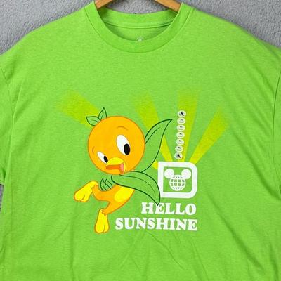 Disney Shirts | Disney T-Shirt Tee Unisex Adult Xl Green Hello Sunshine Graphic Crewneck New | Color: Blue | Size: Xl