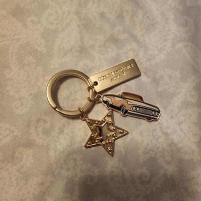 Coach Accessories | Coach Gold Key Holder With Star And Car Charms | Color: Gold | Size: Os