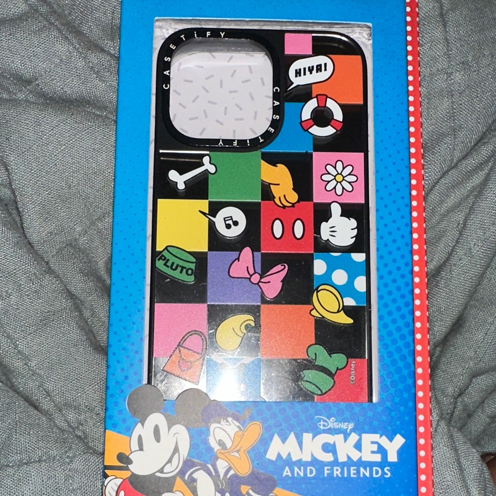 Disney Cell Phones & Accessories | Disney Mickey And Friends Colorful Phone Case | Color: Pink/Red | Size: Iphone 14 Pro Max