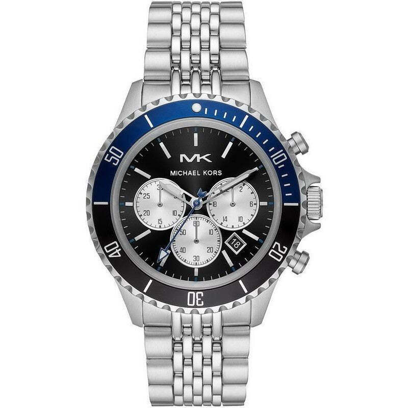 Michael Kors Mens MK8749 Watch - Silver - One Size | Michael Kors Sale | Discount Designer Brands
