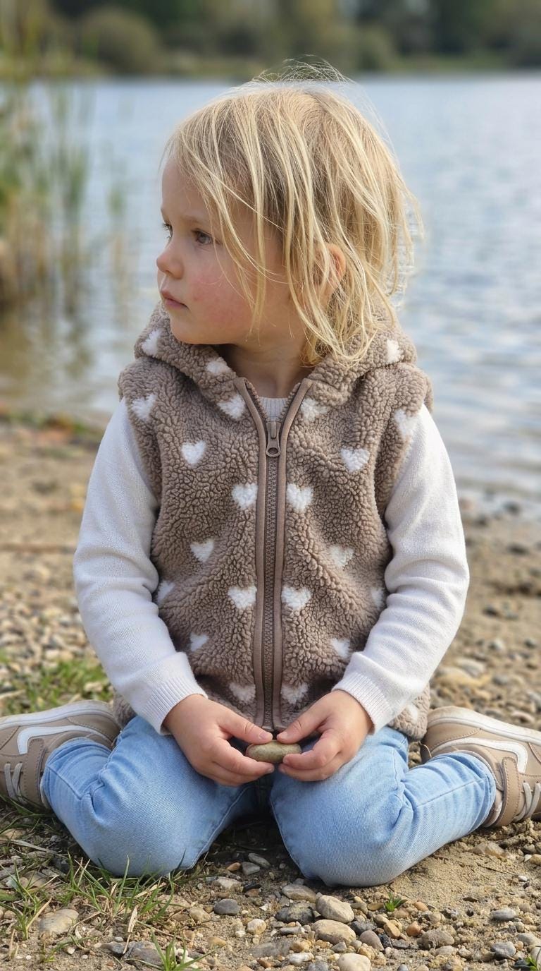 Teddy Weste/Teddy Weste Kinder/Kinderweste /Übergangsweste/ Weste mit Kapuze/ Teddy Übergangsweste/Übergangsweste mit Kapuze/Weste für Babys