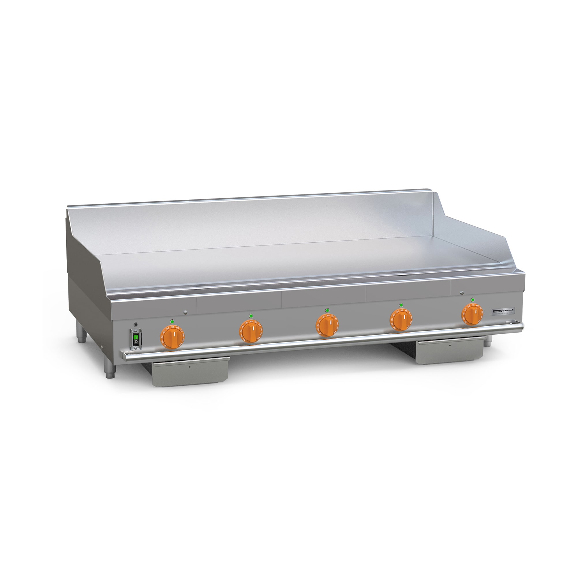 Wood Stone WS-GPL-6036-CT NG 60" Gas Plancha w/ Thermostatic Controls - 3/4" Steel Plate, Natural Gas, Stainless Steel, Gas Type: NG, 120 V