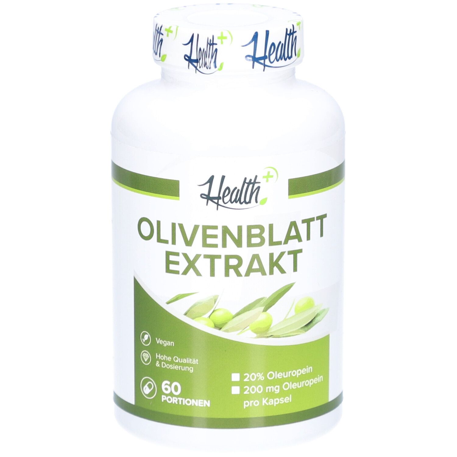Health+ Olive Leaf Extract (120) Unflavoured 120 St Kapseln