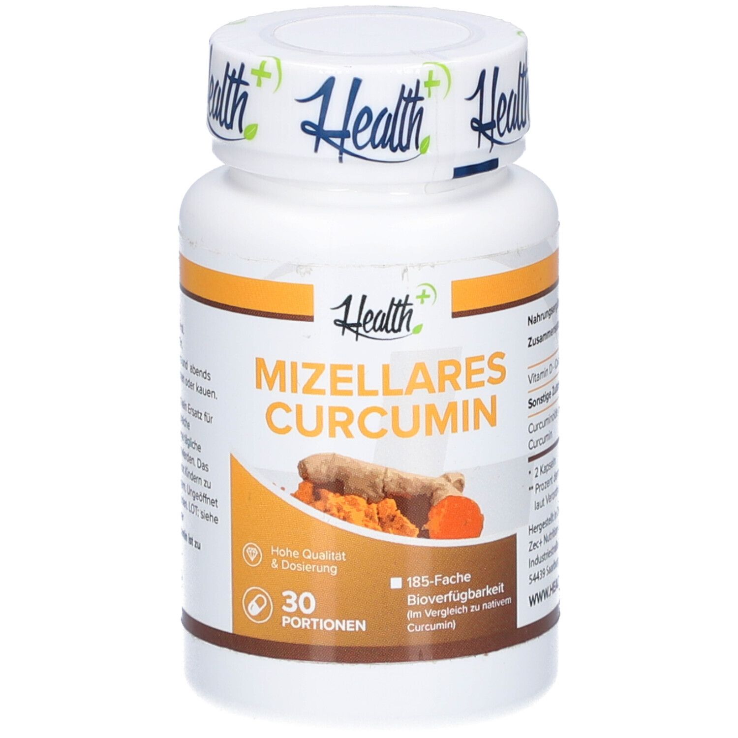 Health+ Curcumin (60) Unflavoured 60 St Kapseln