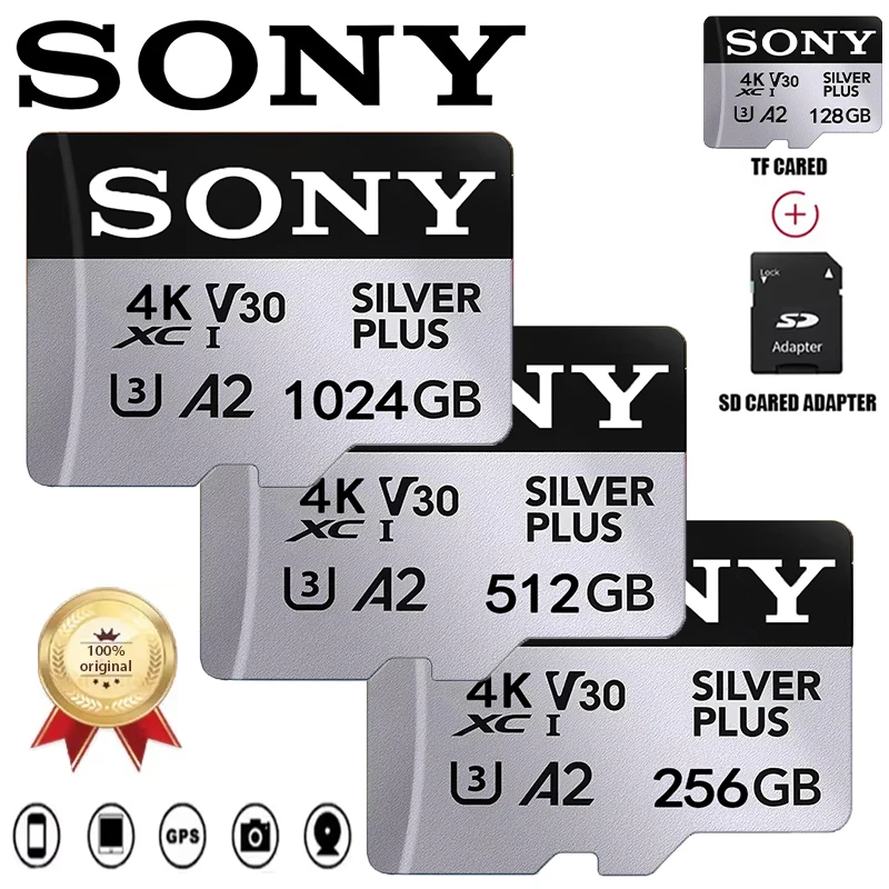 SONY Original 1 to Usb3.0 lecteurs Flash haute vitesse en métal clé USB 512GB 256GB clé USB Portable étanche mémoire USB disque Flash