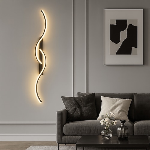 LED-Wandleuchte 3000-6000k dimmbare Silikon-Wandleuchte ist für Schlafzimmer, Wohnzimmer, Badezimmer, Korridor geeignet Image