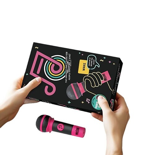 Schnapp dir das Mikrofon-Spiel, spannendes Schnapp dir das Mikrofon-Partyspiel, Karaoke-Spieleabend – ein tolles Geschenk für Musikliebhaber, Karaoke oder Gesang – ideal für Verabredungen, Spiele für