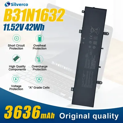 42WH 11.52V B31N1632 Laptop Battery ASUS ZenBook 14 X405 X405U X405UA 3ICP5/57/81 0B200-02540000 0B200-02540000 New Battery