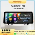 12.3 "Wireless Carplay Per BMW X1 F48 2016-2020 NBT EVO Sistema Android Auto Lettore Multimediale Per Auto Touch Screen Bluetooth 4G WIFI