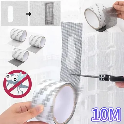 Window Screen Tape Anti-mosquito Screen Repair Subsidy Door Curtain Mosquito Net Hole Patch Repair Self-adhesive Screen Tapes