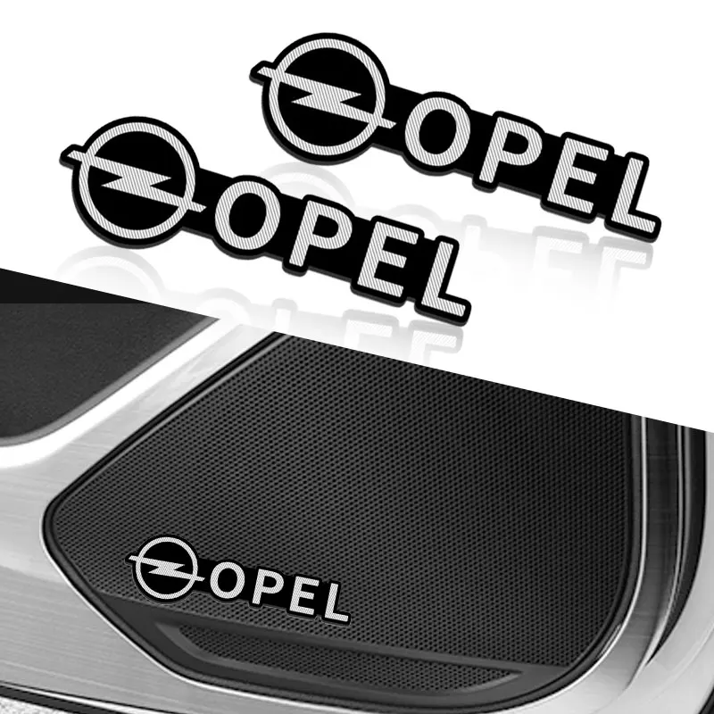Auto 3D stereo logo altoparlante adesivo accessori Per Opel Corsa Astra Insignia Vectra Zafira Meriva Mokka Grandland Vivaro a Auto