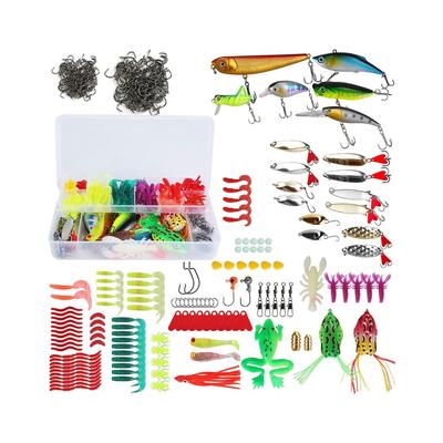 Fresh Fab Finds 375-Piece Fishing Baits & Tackle Box Set