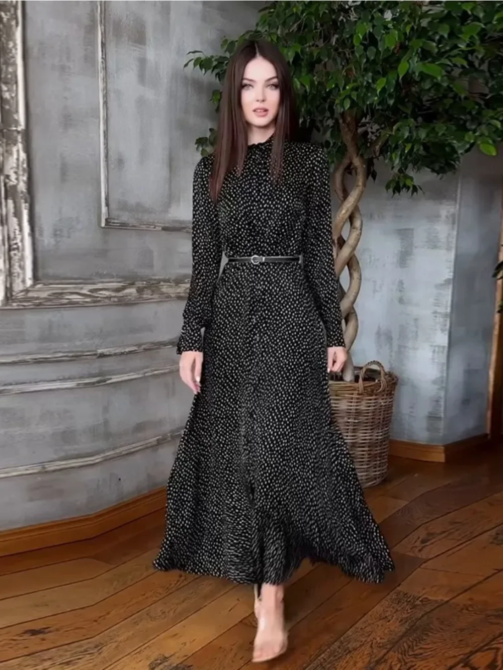 Eid Frauen Kleid Muslimischen Abaya Floral Print Party Jalabiya Ramadan Lange Kleider Vestidos Largos Arabischen Lange Robe Marokko Kaftan Image