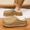 Winter Baumwolle Hausschuhe Männer Warme Bequeme Anti-slip Atmungsaktive Flache Frauen Schuhe Slip-on Indoor Warmes Licht Casual Frauen schuhe