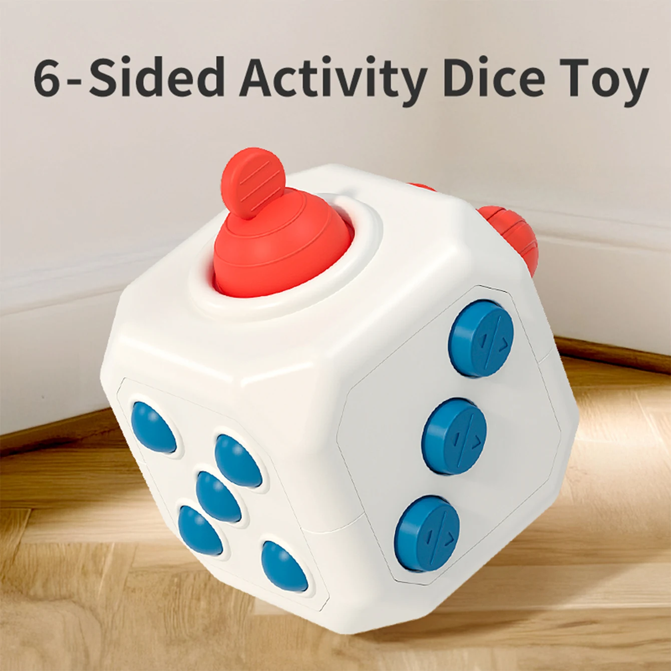 Baby frühe Bildung Aufklärung beschäftigt Ball Baby Hände greifen den Ball sensorische sechsseitige Würfel Spielzeug