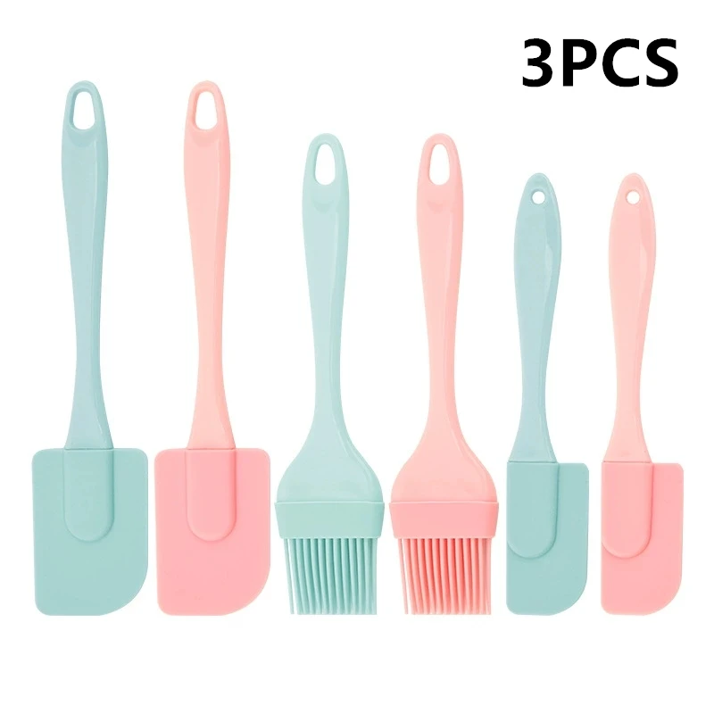 Silikon Kuchen Schaber Küche Antihaft Kuchen Creme Spatel Küche Kochen Gebäck Schaber Form Pinsel Werkzeug Backen Zubehör