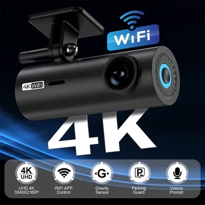 4k Dashcam Auto Dash Cam Aufnahme Front Loop Aufnahme und Auto Overwriting Auto Video Recorder Zeit Überdruck Video Wiedergabe