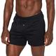 Hanro Mens Cotton Sporty Boxer Shorts, Black, Medium