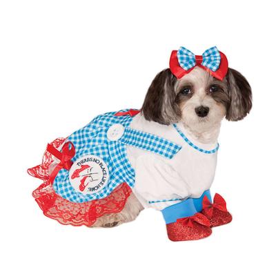 RUBIES The Wizard of Oz Dorothy Pet Costume, Multi Colored, Large