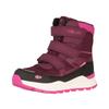 Winterstiefel TROLLKIDS "KIDS RAULAND WINTER BOOTS", Damen, Gr. 39, rosa (rotwood, magenta), Textil, Synthetik, sportlich, Schuhe, wasserdicht, Klettverschluss, reflektierende Details