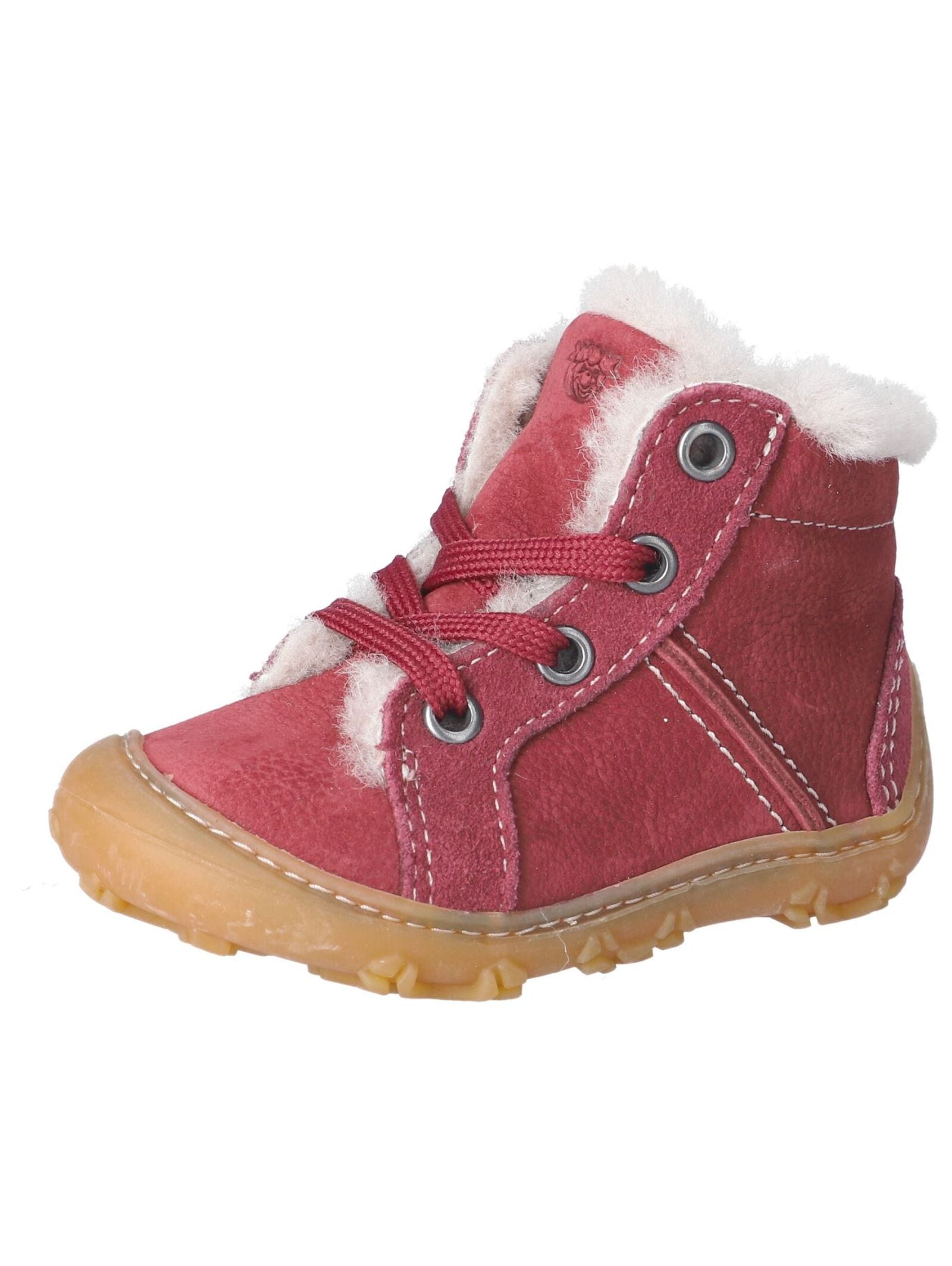 Lauflernschuh PEPINO "Pepino Halbschuhe Leder", Kinder, Gr. 23, burgunder, Leder, Schuhe Image