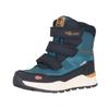 Winterstiefel TROLLKIDS "KIDS RAULAND WINTER BOOTS", Damen, Gr. 28, nordic blau, navy, Textil, Synthetik, sportlich, Schuhe, wasserdicht, Klettverschluss, reflektierende Details