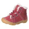 Winterstiefel PEPINO BY RICOSTA "Elia WMS: weit", Kinder, Gr. 22, rot, Leder, casual, Schuhe, Lauflernschuh mit Warmfutter, Größenschablone zum Download