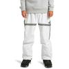Snowboardhose DC SHOES "Squadron 30K", Herren, Gr. M, weiß, 100% Polyester, Hosen