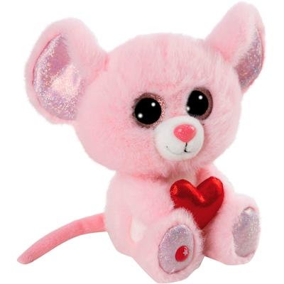 Kuscheltier NICI "Glubschis, Maus Pinky Luv, 15 cm schlenkernd", pink, Plüschfiguren, KinderB:11cm H:15cm L:8,5cm, Polyester, B:11cm H:15cm L:8,5cm Image