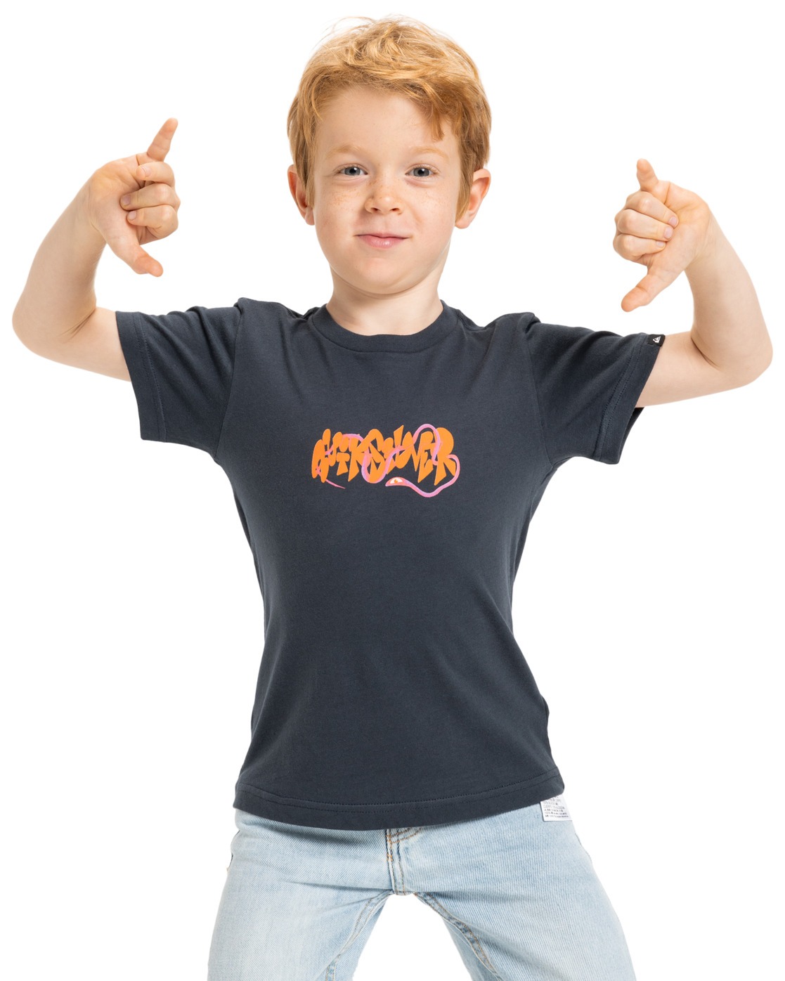 T-Shirt QUIKSILVER "Ev Bloomsday", Kinder, Gr. 3(91-100cm), india ink, 100% Baumwolle, Shirts Image