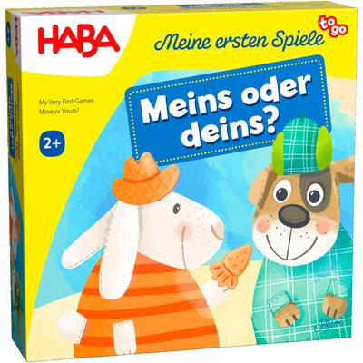 Spiel HABA "Meine ersten Spiele - Meins oder deins", bunt, Spiele, Kinder, Pappe, Papier Image