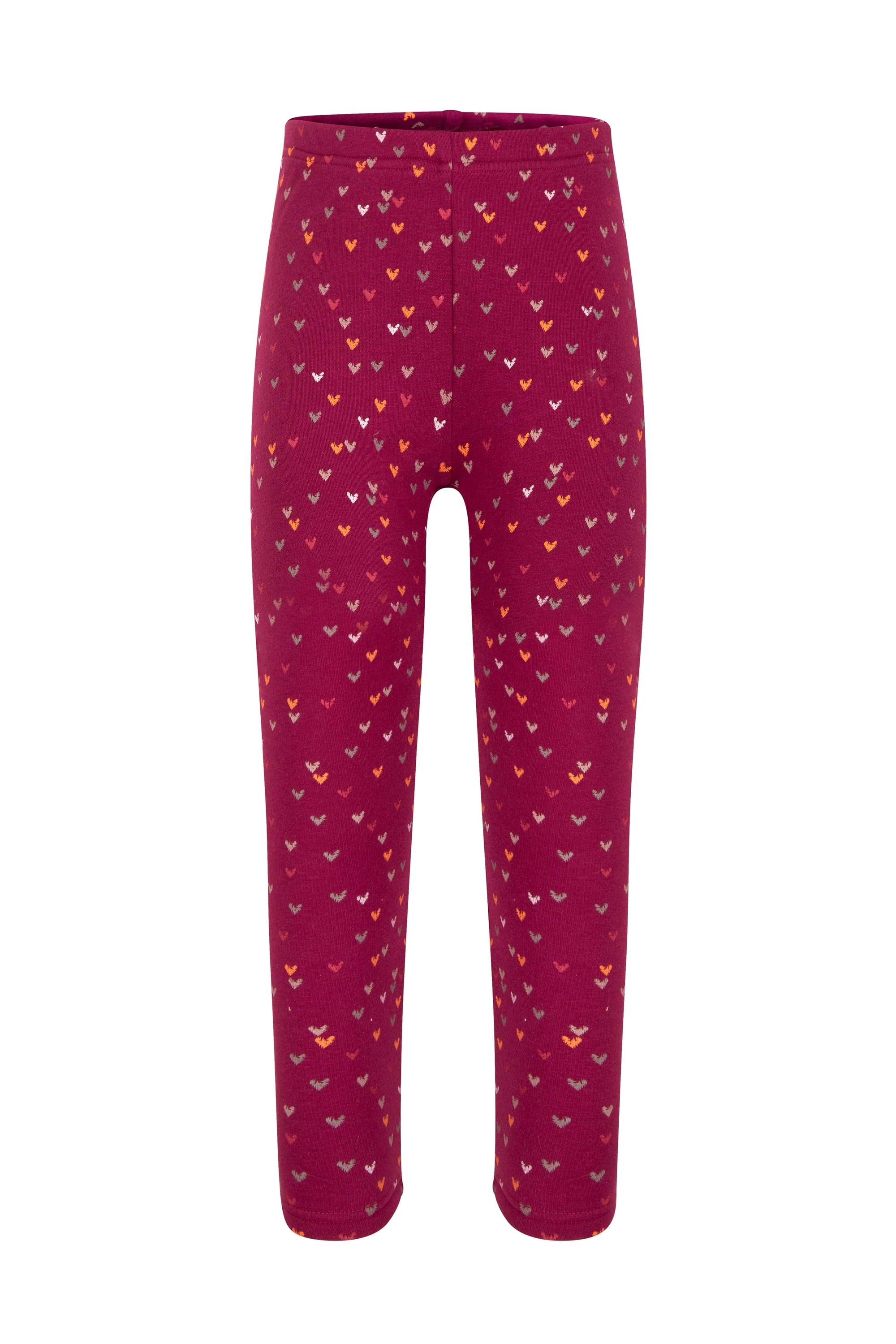 Sommerkleid HAPPY GIRLS "leggings", Mädchen, Gr. 140, EURO-Größen, berry, Stoff, 100% Polyester, normal, Kleider Image